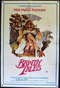 Bawdy Tales Poster Original One Sheet 1974 Aka Storie Scellerate Sexploitation