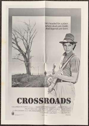 Crossroads 1986 Movie Poster Rare Mini Daybill Ralph Macchio Ry Cooder