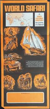World Safari 1977 movie poster Alby Mangels RARE art Style B Australian Daybill
