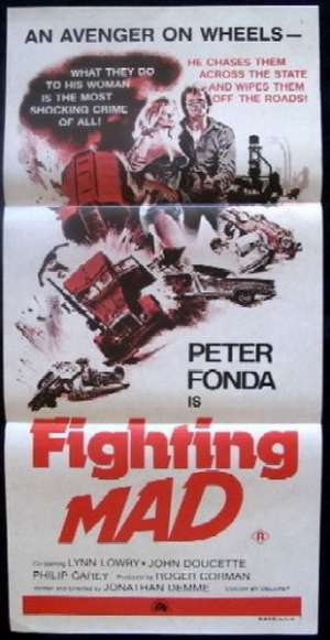 Fighting Mad Poster Original Daybill 1978 Peter Fonda