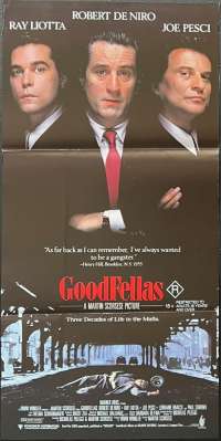 Goodfellas Poster Original Daybill 1990 Robert De Niro