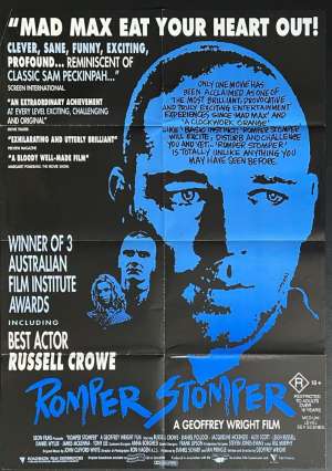 Romper Stomper Poster Rare One Sheet Original 1992 Russell Crowe