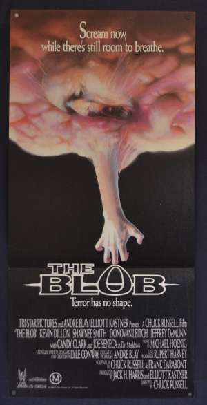 The Blob Movie Poster Original Daybill 1988 Kevin Dillon Sci-Fi Monster