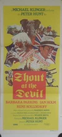 Shout At The Devil Roger Moore Lee Marvin Daybill movie poster