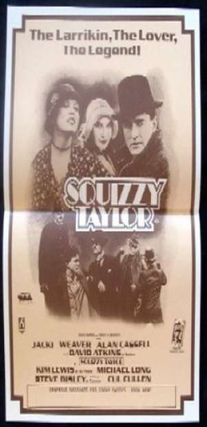 Squizzy Taylor movie poster 1982 David Atkins Jackie Weaver Daybill