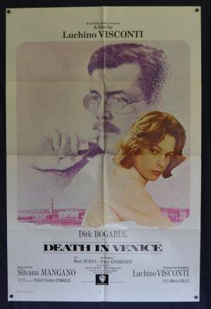 Death In Venice Poster Original USA International One Sheet 1971 Dirk Bogarde