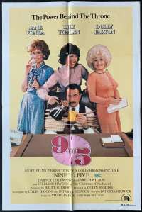 9 to 5 Poster Original One Sheet 1980 Dolly Parton Jane Fonda