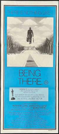 Being There 1979 Daybill movie poster Peter Sellers Shirley Maclaine