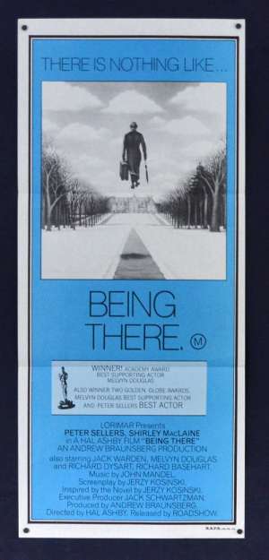 Being There 1979 Daybill movie poster Peter Sellers Shirley Maclaine
