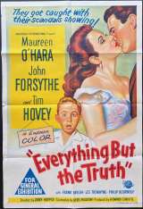 Everything But The Truth Poster One Sheet Original 1956 O'Hara