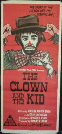 The Clown And The Kid Poster Original Daybill