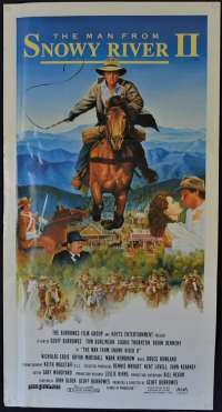 The Man From Snowy River 2 Poster Original Daybill 1988 Tom Burlinson
