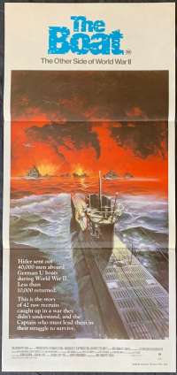 The Boat aka Das Boot movie poster Daybill Wolfgang Petersen