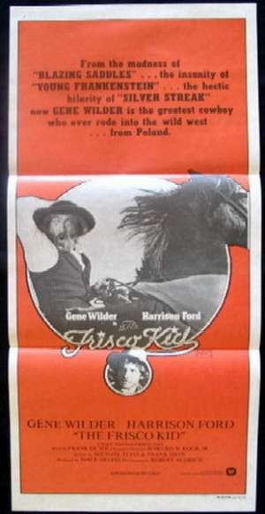 The Frisco Kid movie poster Daybill Gene Wilder Harrison Ford