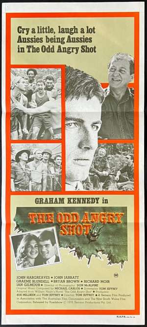 The Odd Angry Shot Poster Original Daybill 1979 John Jarrattt Vietnam