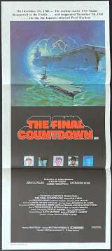 The Final Countdown Movie Poster Original Daybill 1980 Cast Artwork