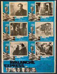 Avalanche Express Poster Original Photosheet 1979 Robert Shaw Lee Marvin