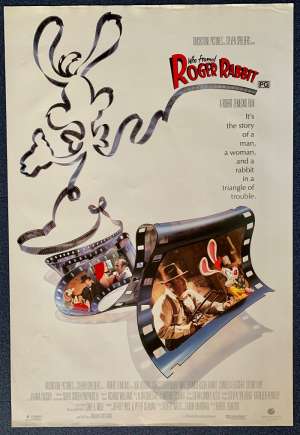 Who Framed Roger Rabbit Poster Original USA One Sheet Rolled 1988 Bob Hoskins