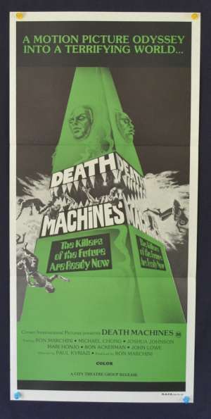 Death Machines 1976 Ron Marchini Daybill movie poster