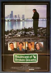 Boulevard Of Broken Dreams Poster Original One Sheet 1988 John Waters