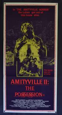 Amityville 2 The Possession Poster Original Daybill 1982 Burt Young James Olson