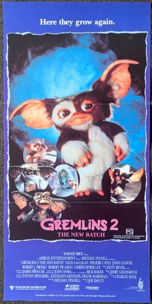 Gremlins 2 The New Batch Poster Original Daybill 1990 Phoebe Cates