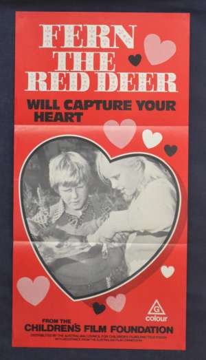 Fern The Red Deer Movie Poster Original Daybill