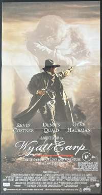 Wyatt Earp Poster Daybill Original 1994 Kevin Costner Gene Hackman