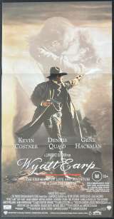 Wyatt Earp Poster Daybill Original 1994 Kevin Costner Gene Hackman