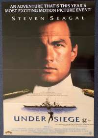 Under Siege Poster Original One Sheet 1992 Steven Seagal Tommy Lee Jones