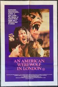 An American Werewolf In London Movie Poster Original One Sheet John Landis