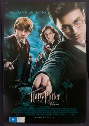 Harry Potter And The Order Of The Phoenix Poster Original UK One Sheet 2007