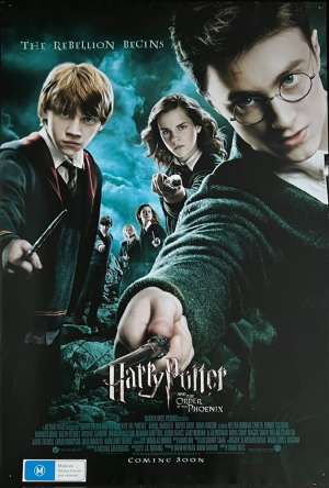 Harry Potter And The Order Of The Phoenix Poster Original UK One Sheet 2007