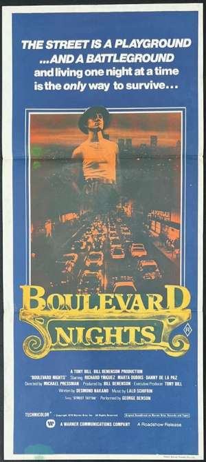 Boulevard Nights Daybill Movie poster