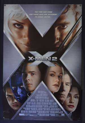 X-Men 2 Poster Original USA One Sheet Style C 2003 Hugh Jackman Superhero