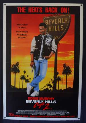 Beverly Hills Cop 2 1987 One Sheet movie poster detective Eddie Murphy