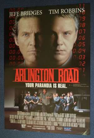 Arlington Road movie poster one sheet Jeff Bridges Tim Robbins