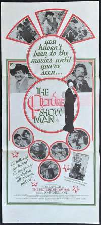 The Picture Show Man Poster Original Daybill 1977 John Meillon Rod Taylor