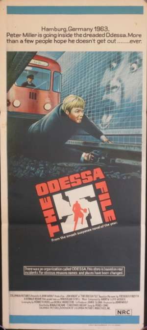 The Odessa File Poster Original Daybill 1974 Jon Voight Maximilian Schell Nazis