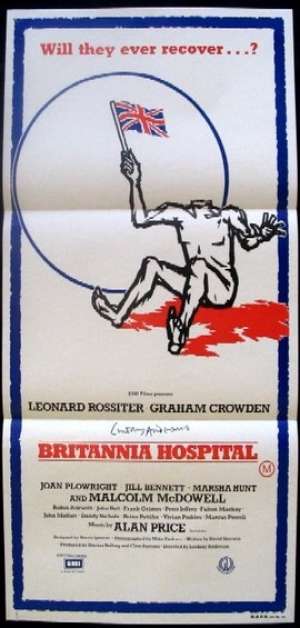 Britannia Hospital Daybill Movie poster