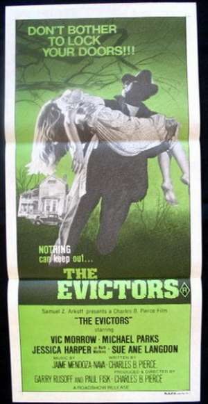 The Evictors 1979 Daybill movie poster Horror Vic Morrow