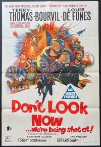Don't Look Now We're Being Shot At Poster One Sheet Original 1966