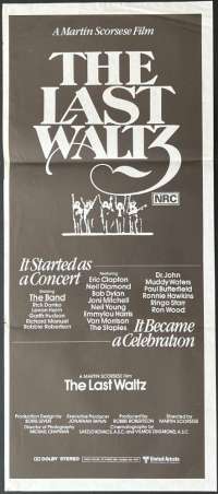 The Last Waltz Poster Original Daybill 1978 The Band Martin Scorsese