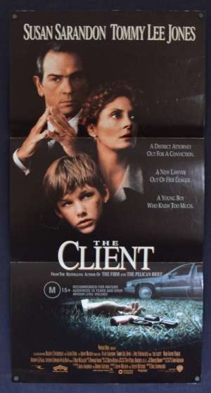 The Client 1994 Daybill movie poster Susan Sarandon Tommy Lee Jones