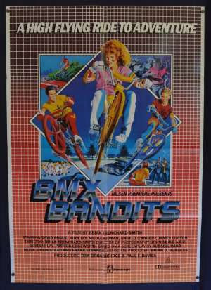 BMX Bandits 1983 One Sheet movie poster Nicole Kidman aka Short Wave