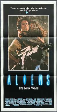 Aliens Poster Original Daybill 1986 Sigourney Weaver James Cameron