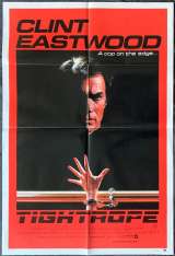 Tightrope Movie Poster Original One Sheet 1984 Clint Eastwood Genevi&egrave;ve Bujold
