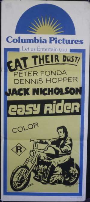 Easy Rider Poster Peter Fonda Australian Daybill Movie poster
