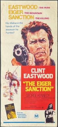 The Eiger Sanction Poster Original Daybill 1975 Clint Eastwood George Kennedy