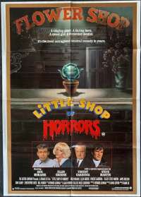 Little Shop Of Horrors Poster Original One Sheet 1986 Rick Moranis Steve Martin